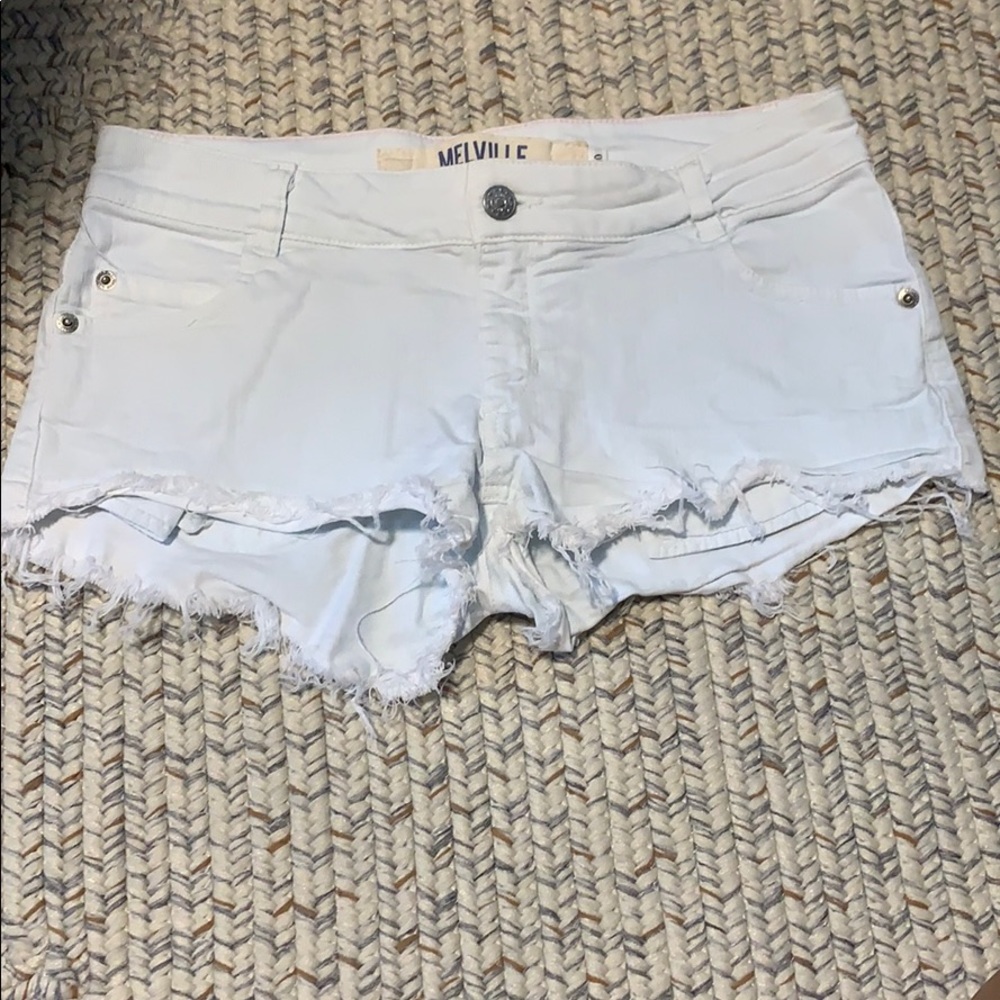 Brandy Melville very light wash blue shorts